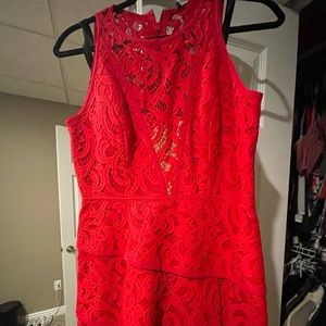 BCBG red dress